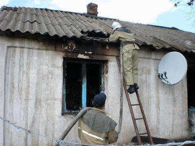 Пожар дома