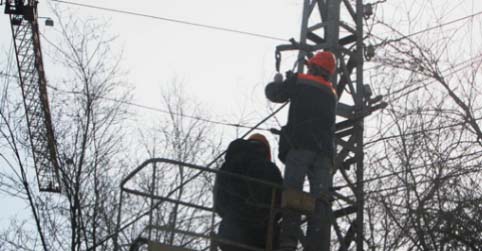 Новость В Цюрупинске временно отключили электроснабжение