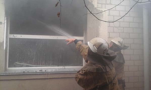 Цюрупинские пожарные ликвидировали пожар в жилом доме