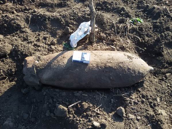В Верхнерогачикском районе Херсонщины нашли минометную мину времен войны