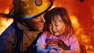 Пожар и ребенок