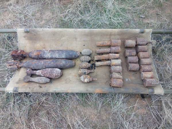 27 боеприпасов обнаружили в Херсонской области Генический район