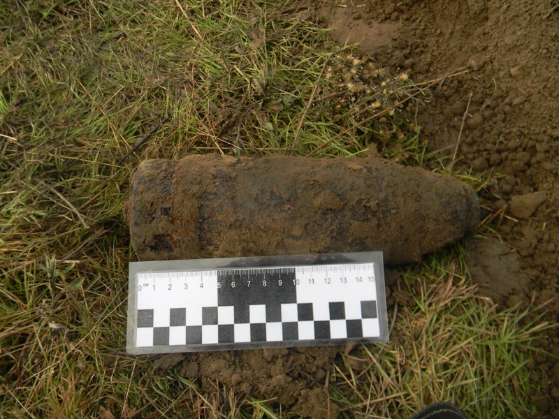 В Каховке обнаружили снаряд времен Второй мировой войны