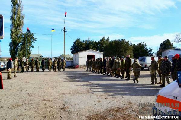 Новость Правый Сектор укрепляет свои позиции на границе Крыма и Украины