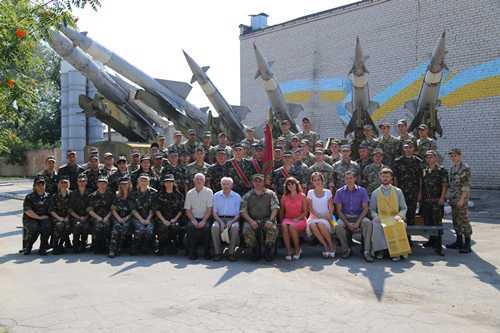 Гвардейцев зенитно-ракетной бригады поздравили с Днем Воздушных сил Украины