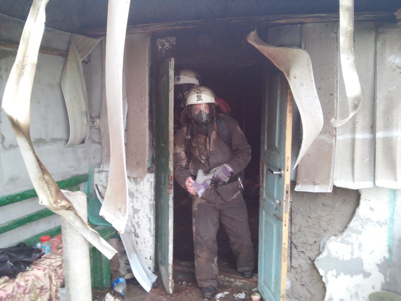 В Новотроицке случился пожар в жилом доме