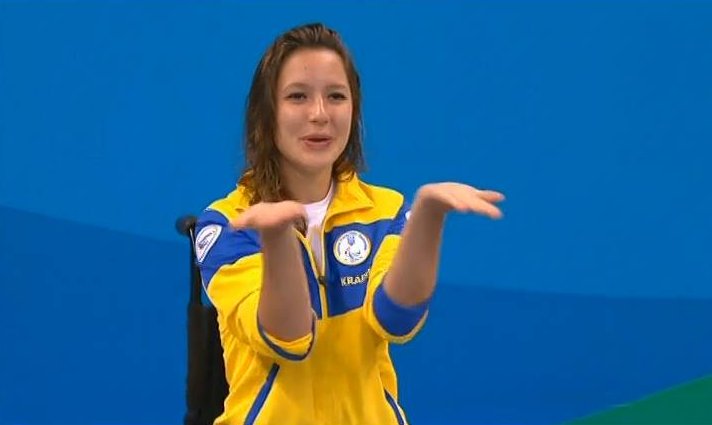 Херсонка Елизавета Мерешко завоевала 5 медалей на Паралимпиаде!