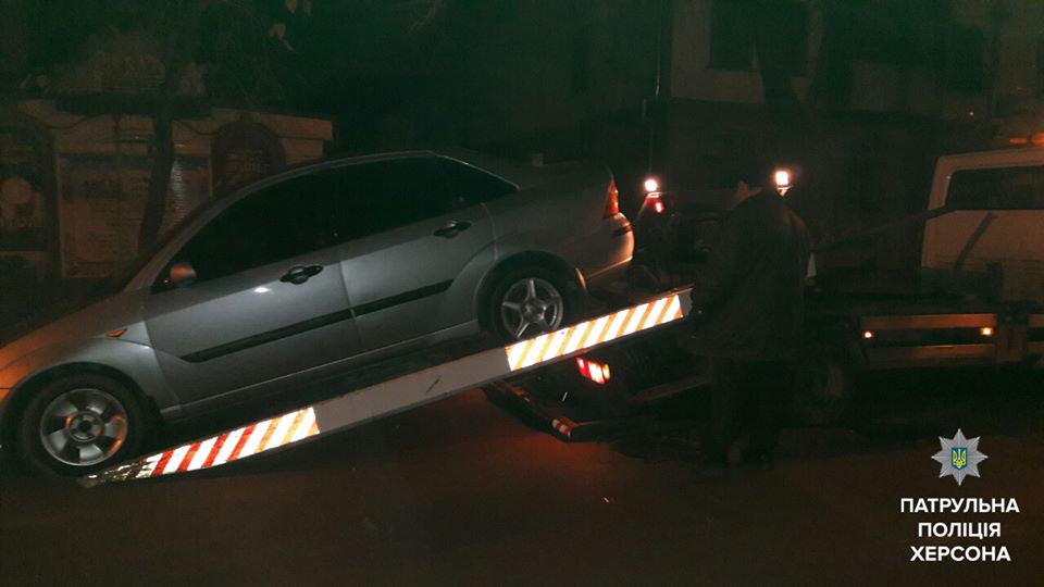 За сутки в Херсоне «поймали» 8 нетрезвых водителей