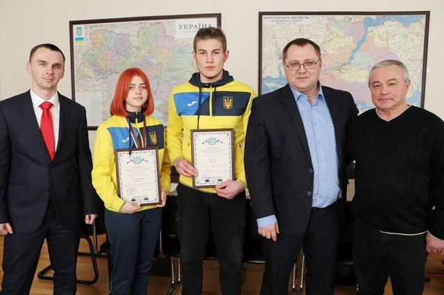 Юрій Соболевський зустрівся з херсонськими боксерами