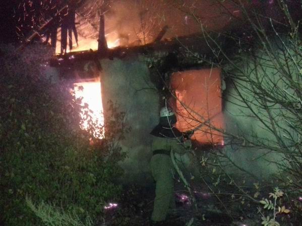 Пожар в Бериславском районе