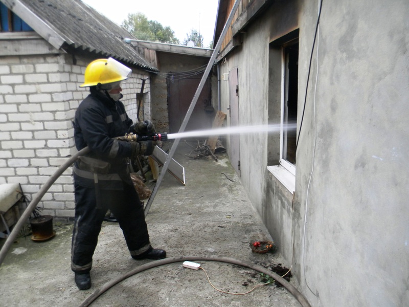 Новость В Каховке горел жилой дом