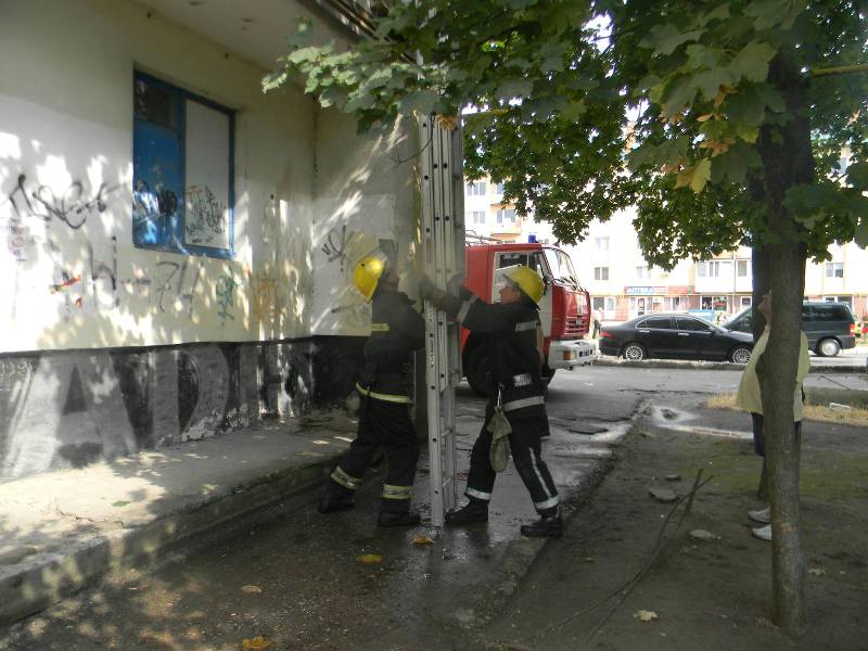 Новость В Каховке загорелся балкон квартиры