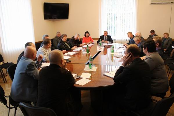 Новость Заседание рабочей группы по подготовке ХХХVII сессии областного совета VI созыва