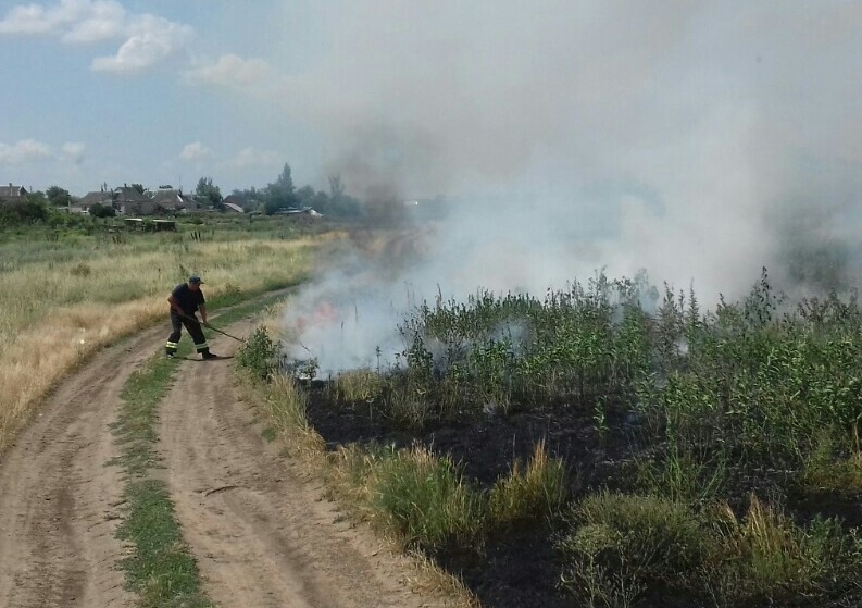 За прошедшие сутки на Херсонщине случилось 9 пожаров в экосистемах
