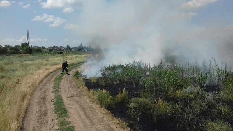 Новость За сутки на Херсонщине произошло 8 пожаров