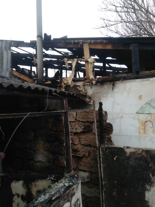 Прошлой ночью на Херсонщине произошло два пожара в частных домах