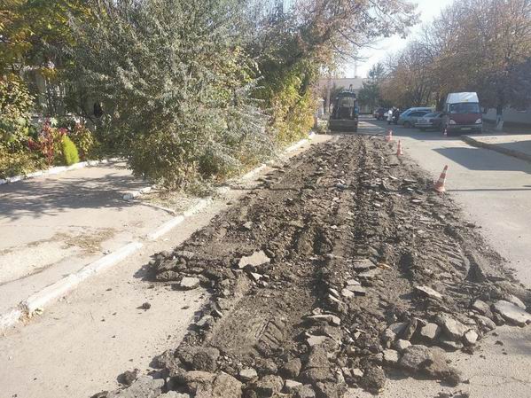 В Белозерке ремонт дорог