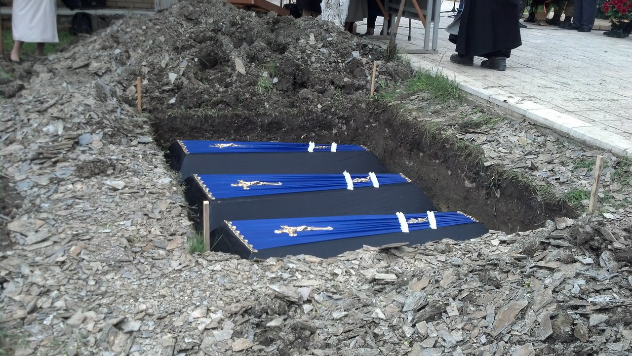 В Цюрупинске перезахоронили воинов ВОВ