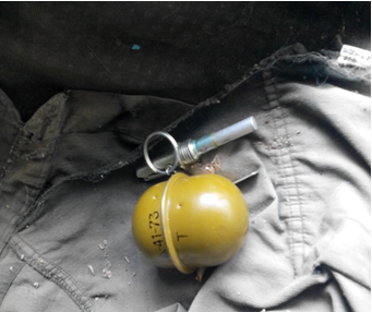 У жителя Чаплинского района изъяли гранату