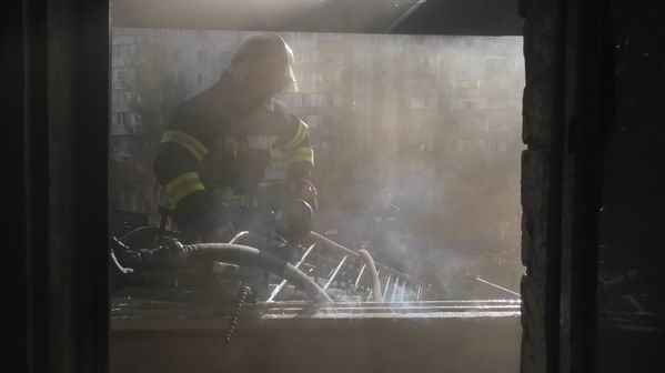 Пожар в херсонской квартире 23 октября