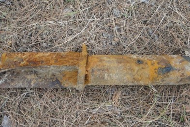Новость На Херсонщине уничтожили 50-килограмовую бомбу