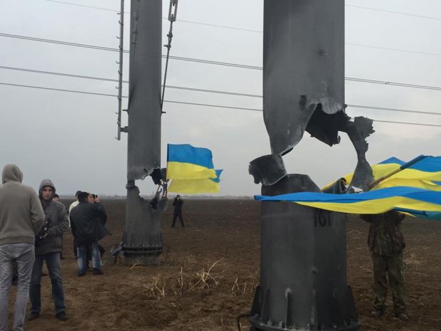 Новость Крымские татары не дадут ремонтировать опоры