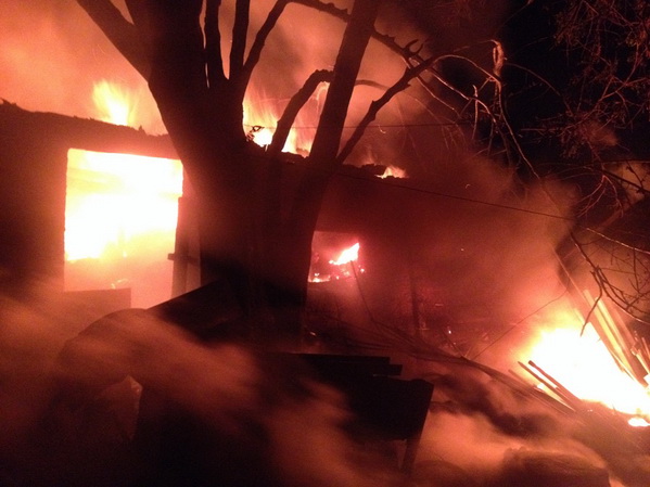 Новость В Каховском районе горела постройка
