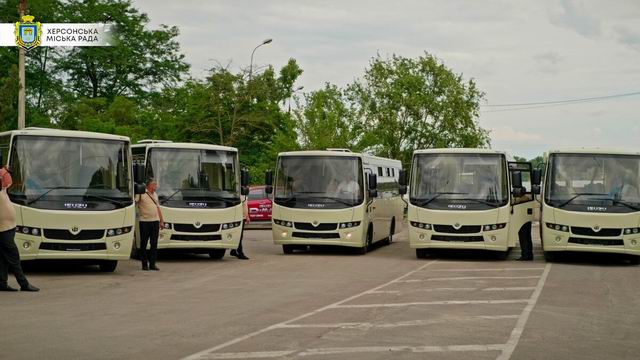 Новые автобусы для херсонцев