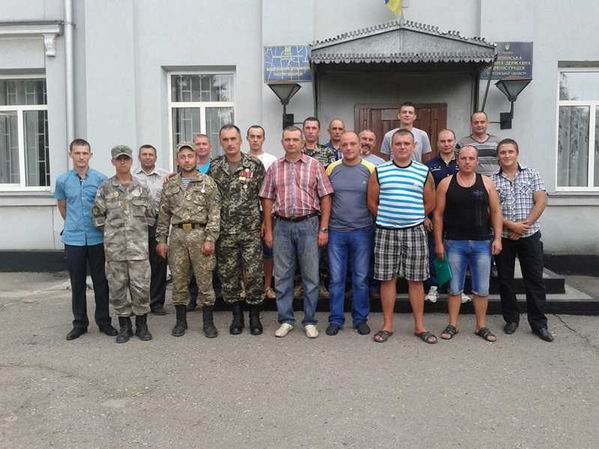Торжественное награждение участников боевых действий на востоке Украины
